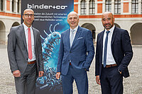 Vorstandstrio von Binder+Co: Peter Gradwohl, Jörg Rosegger und Mario Stockreiter